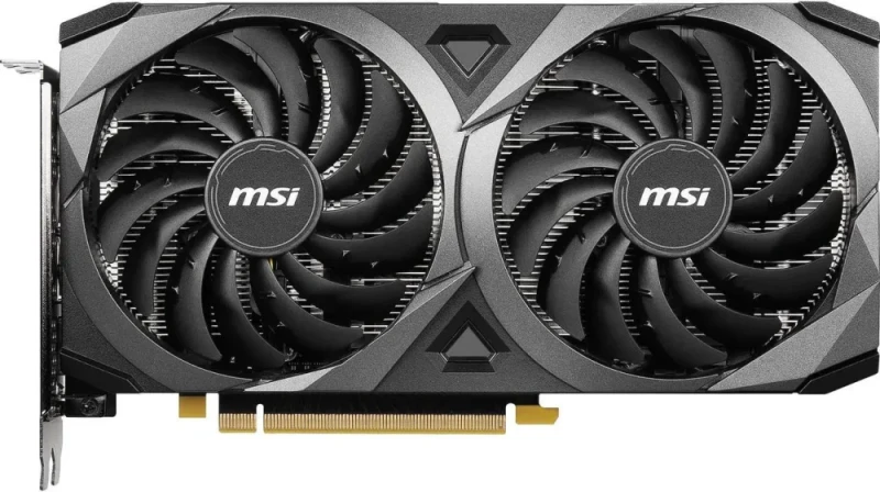 MSI Ventus GeForce RTX 3060 12GB GDDR6 PCI Express 4.0 Graphics Card RTX 3060 Ventus 2X 12G OC - Featured Image