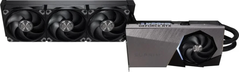 MSI Suprim GeForce RTX 5080 16GB GDDR7 PCI Express 5.0 x16 Graphics Card RTX 5080 16G SUPRIM LIQUID SOC - Featured Image
