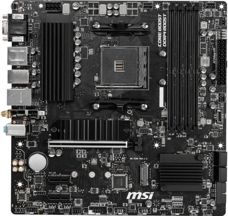 MSI PRO B550M PRO-VDH WIFI AM4 AMD B550 USB 3.0 Micro ATX AMD Motherboard - Featured Image