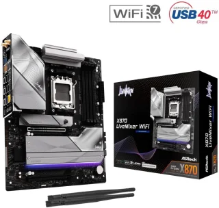 ASRock X870 LiveMixer WiFi AM5 AMD X870 ATX Motherboard