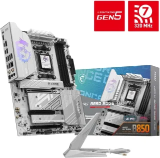 MSI MPG B850 EDGE TI WIFI AM5 AMD B850 SATA 6Gb/s 5G Network Wi-Fi 7 DDR5 Audio Boost 5 Motherboard