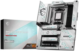 MSI B850 GAMING PLUS WIFI PZ AM5 AMD B850 ATX Back-Connect motherboard, 12+2+1 DRPS, DDR5, PCIe 5.0, Lighting Gen 5 x4 M.2, Wi-Fi 7, 5Gb LAN, USB 10Gbps Type-C