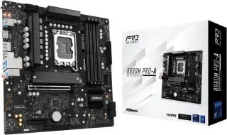 ASRock B860M Pro-A LGA 1851 Intel B860 SATA 6Gb/s Intel Core Ultra DDR5 Micro ATX Motherboard