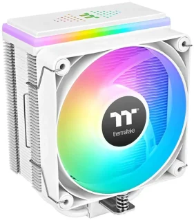 Thermaltake ASTRIA 400 ARGB CPU Cooler; 6 Copper Heat Pipes; 120mm PWM Fan; 500~1800RPM; Single Tower; Intel/AMD; 230W TDP; White; CL-P138-CA12SW-A
