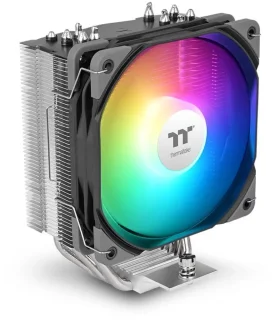 Thermaltake UX500 ARGB CPU Cooler; 5xØ6mm Copper Heatpipes; 120mm PWM Fan; 700~1800 RPM; Intel/AMD Compatible; Single Tower; 260W TDP; Black; CL-P144-AL12SW-A