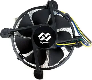 Bluegears Bgears b-Cooler LGA115X CPU Cooler with Copper Core, 1-Inch-Thick Aluminum Heatsink, 90mm PWM fan for 90W TDP. Support motherboard for Intel CPU i3/i5/i7 with LGA 7775/1150/1151/1155/1156