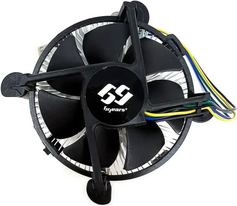 Bluegears Bgears b-Cooler LGA115X CPU Cooler with Copper Core, 1-Inch-Thick Aluminum Heatsink, 90mm PWM fan for 90W TDP. Support motherboard for Intel CPU i3/i5/i7 with LGA 7775/1150/1151/1155/1156 - Featured Image