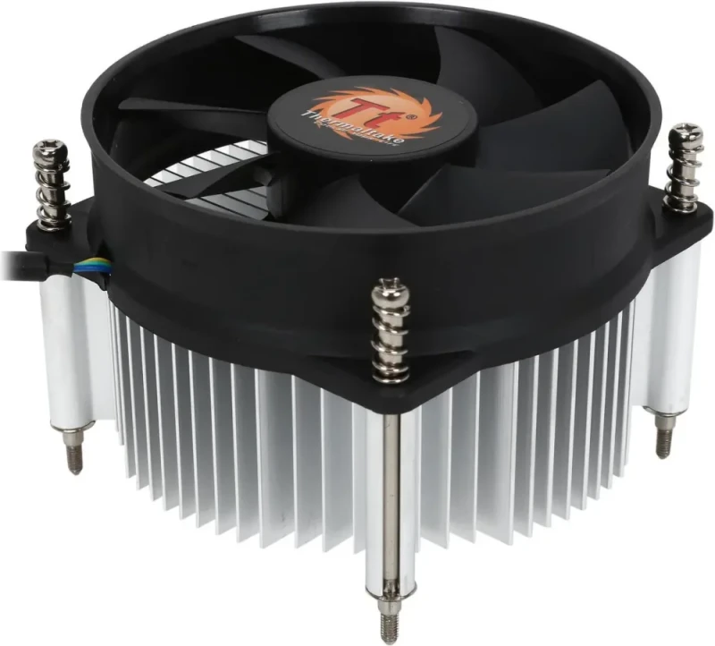 Thermaltake Gravity i2 95W 7-Bladed 92mm 4-Pins PWM Aluminum Extrusion CPU Cooling Fan for Intel Core i7/i5/i3 CLP0556-B - Featured Image