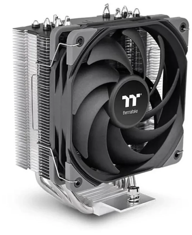 Thermaltake UX500 CPU Cooler; 5xØ6mm Copper Heatpipes; 120mm PWM Fan; 700~1800 RPM; Intel/AMD Compatible; Single Tower; 260W TDP; Black; CL-P150-AL12BL-A - Featured Image