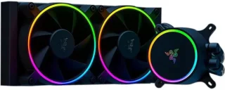 Razer Hanbo Chroma RGB AIO Liquid Cooler 240MM (ARGB Pump Cap), Intel LGA 1851/1700/1200 & AMD AM4 & AM5 Compatible