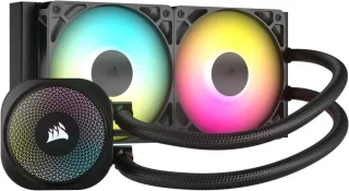 CORSAIR NAUTILUS 240 RS ARGB Liquid CPU Cooler – RS120 ARGB Fans – Fits Intel® LGA 1851,  AMD® AM5/AM4 – Simple Daisy-Chain Connections - Direct Motherboard Connection