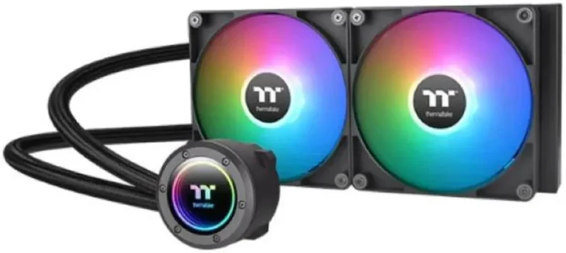 Thermaltake TH280 ARGB Sync V2 CPU Liquid Cooler/AlO Liquid Cooling /Fan 140mm*2/PWM 500~2000 RPM/Mirror Waterblock/MB ARGB Sync Control, CL-W375-PL14SW-A - Featured Image