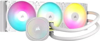 CORSAIR NAUTILUS 360 RS ARGB Liquid CPU Cooler – White – RS120 ARGB Fans – Fits Intel®  LGA 1851, AMD® AM5/AM4 – Simple Daisy-Chain Connections - Direct Motherboard  Connection