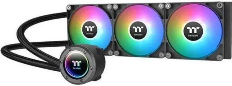 Thermaltake TH360 ARGB Sync V2 CPU Liquid Cooler/AlO Liquid Cooling /Fan 120mm*3/PWM 500~2000 RPM/Mirror Waterblock/MB ARGB Sync Control, CL-W362-PL12SW-A - Featured Image