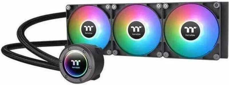 Thermaltake TH420 ARGB Sync V2 CPU Liquid Cooler/AlO Liquid Cooling/Fan 140mm*3/PWM 500~2000 RPM/Mirror Waterblock/MB ARGB Sync Control, CL-W376-PL14SW-A - Featured Image