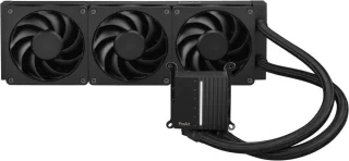 ASUS ProArt LC 360 all-in-one AIO CPU liquid cooler AMD AM4 AM5 & Intel LGA 1700, 1200, 115X support, with illuminated system status meter and three matte black Alphacool Apex Stealth Metal Power fans