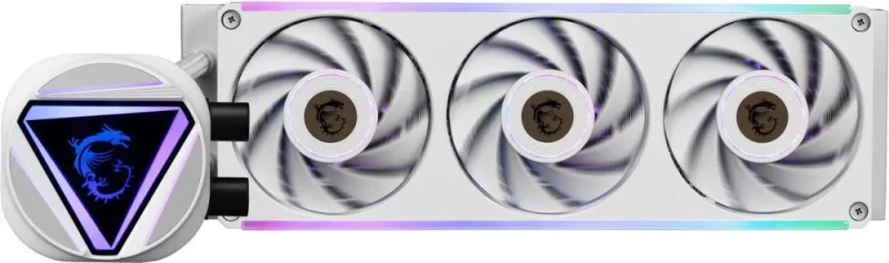 MAG CORELIQUID C360 V2 WHITE,USA,CA, 3x R series ARGB Fan (All-in-one), ARGB Block, Color Box, Pallet packing - Featured Image