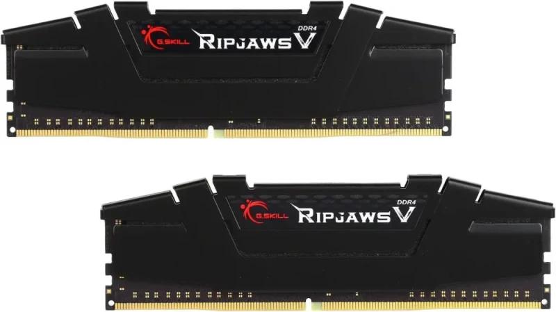 G.SKILL Ripjaws V Series 16GB (2 x 8GB) 288-Pin PC RAM DDR4 3200 (PC4 25600) Desktop Memory Model F4-3200C16D-16GVKB - Featured Image