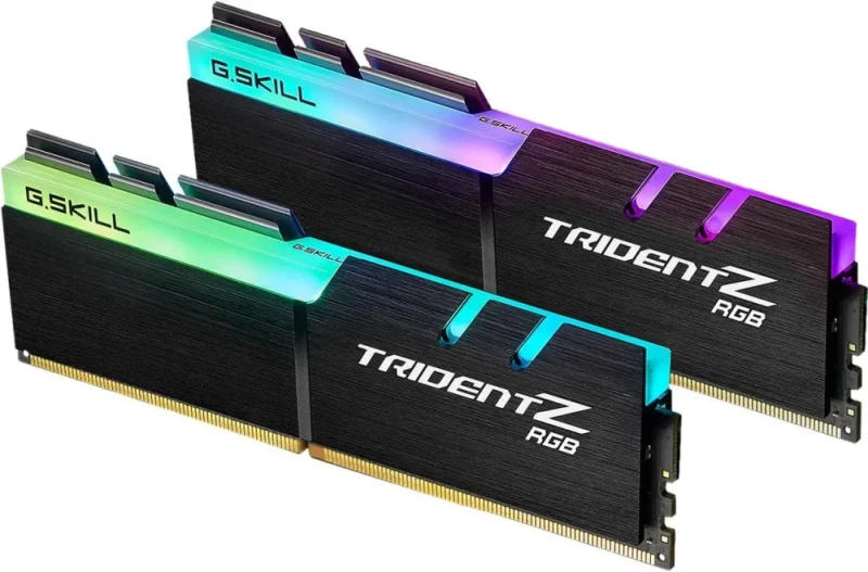G.SKILL TridentZ RGB Series 32GB (2 x 16GB) 288-Pin PC RAM DDR4 3600 (PC4 28800) Desktop Memory Model F4-3600C16D-32GTZRC - Featured Image