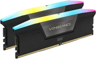 CORSAIR Vengeance RGB 64GB (2 x 32GB) 288-Pin PC RAM DDR5 6000 (PC5 48000) Desktop Memory Model CMH64GX5M2B6000C30