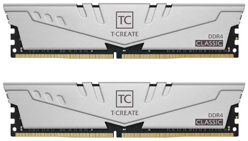 Team T-Create Classic 10 LAYERS 32GB (2 x 16GB) 288-Pin DDR4 SDRAM DDR4 3200 (PC4 25600) Desktop Memory Model TTCCD432G3200HC22DC01 - Featured Image