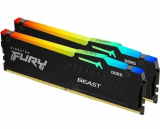 Kingston FURY Beast 128GB (2 x 64GB) 288-Pin PC RAM DDR5 5600 (PC5 44800) Memory (Desktop Memory) Model KF556C36BBEAK2-128