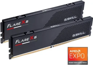 G.SKILL Flare X5 64GB (2 x 32GB) 288-Pin PC RAM DDR5 5600 (PC5 44800) Desktop Memory Model F5-5600J3636D32GX2-FX5