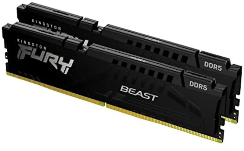 Kingston FURY Beast 128GB (2 x 64GB) 288-Pin PC RAM DDR5 5600 (PC5 44800) Memory (Desktop Memory) Model KF556C36BBEK2-128 - Featured Image