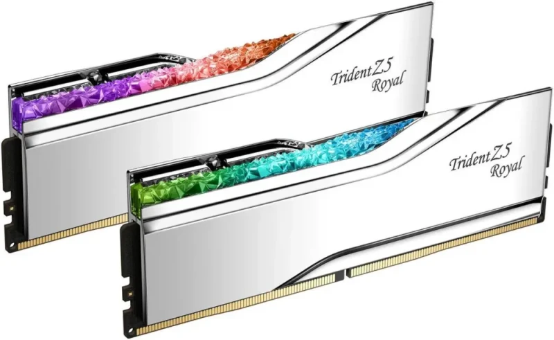 G.SKILL Trident Z5 Royal Series 32GB (2 x 16GB) 288-Pin PC RAM DDR5 6400 (PC5 51200) Desktop Memory Model F5-6400J3239G16GX2-TR5S - Featured Image