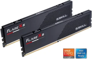 G.SKILL Flare X5 128GB (2 x 64GB) 288-Pin PC RAM DDR5 6000 (PC5 48000) Desktop Memory Model F5-6000J3644D64GX2-FX5