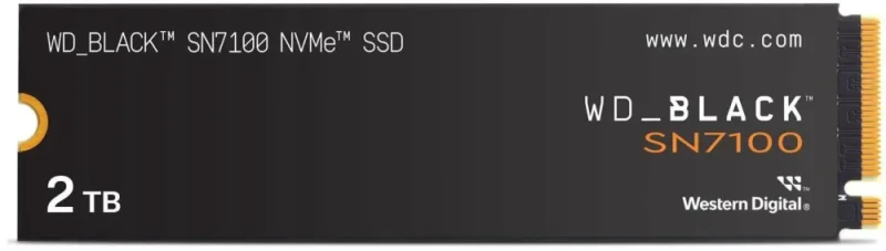 WD_BLACK SN7100 M.2 2280 2TB PCI-Express 4.0 x4 TLC 3D NAND Internal Solid State Drive (SSD) WDS200T4X0E - Featured Image