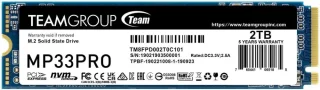 Team Group MP33 PRO M.2 2280 2TB PCIe 3.0 x4 with NVMe 1.3 3D NAND Internal Solid State Drive (SSD) TM8FPD002T0C101