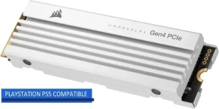 Corsair MP600 PRO LPX M.2 2280 2TB PCIe Gen4 x4 NVMe 1.4 3D TLC Internal Solid State Drive Up to 7100 MB/sec (SSD) CSSD-F2000GBMP600PLPW - Optimized for PS5