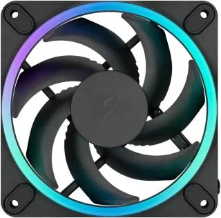 Fractal Design Momentum 12 RGB PWM Black 120 mm ARGB LED FDB (Fluid Dynamic Bearing) PC Case Fan