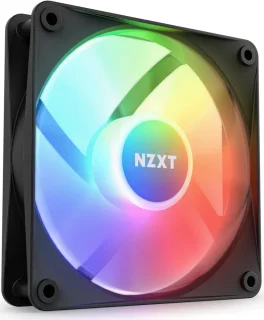 NZXT F120 RGB Core Fan - RF-C12SF-B1 - 120mm Hub-Mounted RGB Fan - Sublime RGB Lighting - PWM Control - Single, 120mm Case Fan - Black(573) Case Fans