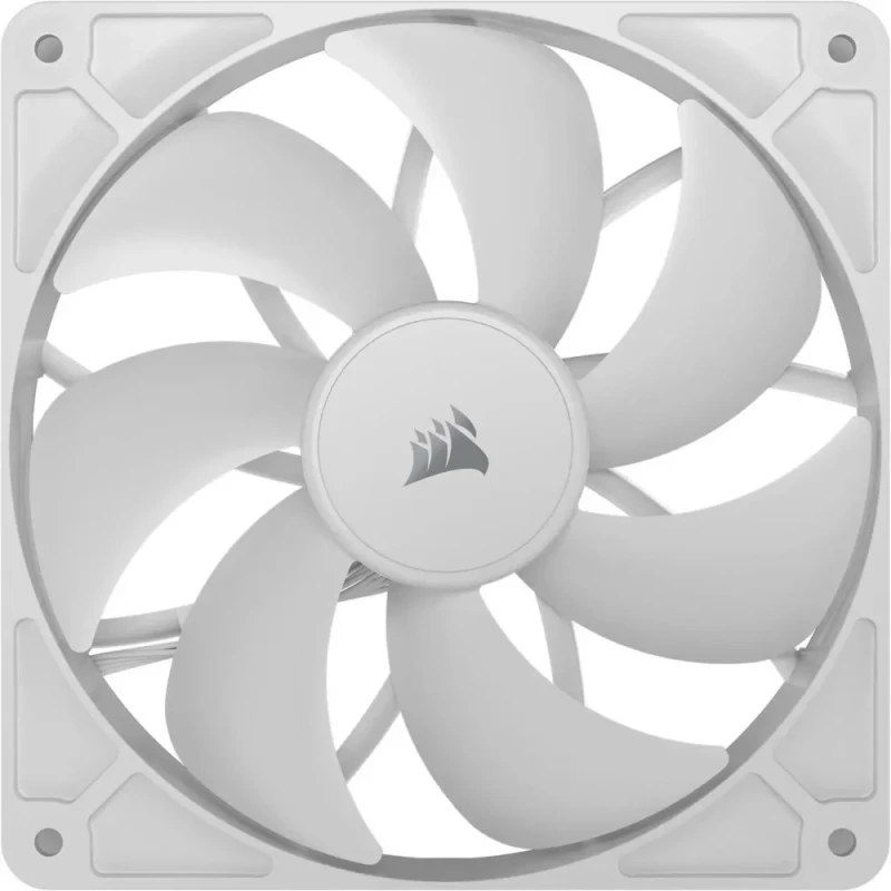 CORSAIR RS140 PWM 140mm Fan – White - Simplified Control - Daisy-Chain 4-Pin PWM Connection - Concentrated AirGuide Cooling - Magnetic Dome Bearing - Featured Image