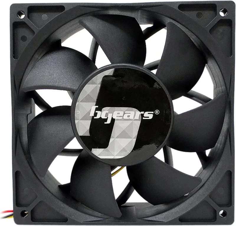 Bgears b-Blaster 140x38mm 2 ball bearing High Speed 5200 RPM High Airflow 308 CFM 4pin 4wire PWM 12VDC fan. - Featured Image