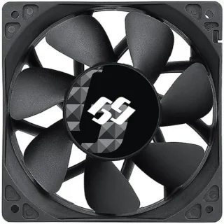 Bgears b-BlasterPWM 120x38 mm 2 ball bearing PWM fan with speed range from  1300 to 6500 RPM AirFlow 318 CFM 4pin 4wire PWM 12VDC fan.