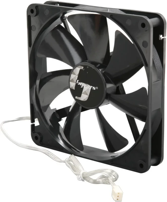 Bgears b-Blaster 140mm 2 ball bearing High Speed 1800 RPM High Airflow 103 CFM 3pin 3wire 12VDC fan. - Featured Image