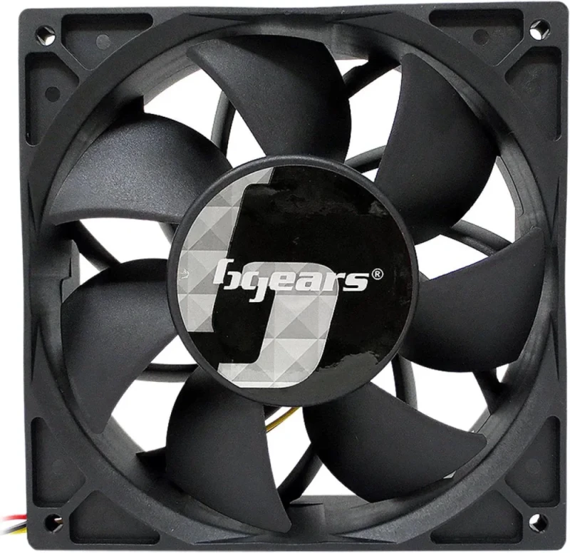 Bgears b-Blaster 24V 140x38mm 2 ball bearing High Speed 5200 RPM High Airflow 308 CFM 3pin 3wire PWM 24VDC fan. - Featured Image