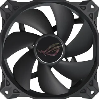 ASUS ROG Strix XF120 Whisper-Quiet, 4-pin PWM Fan for PC Cases, radiators or CPU Cooling (120mm, up to 400,000 Hours lifespan, Magnetic-Levitation, 1800RPM)