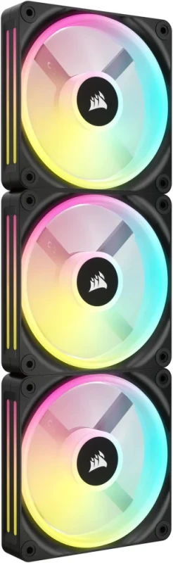 CORSAIR QX RGB Series, iCUE LINK QX120 RGB, 120mm Magnetic Dome RGB Fan, Starter Kit - Featured Image