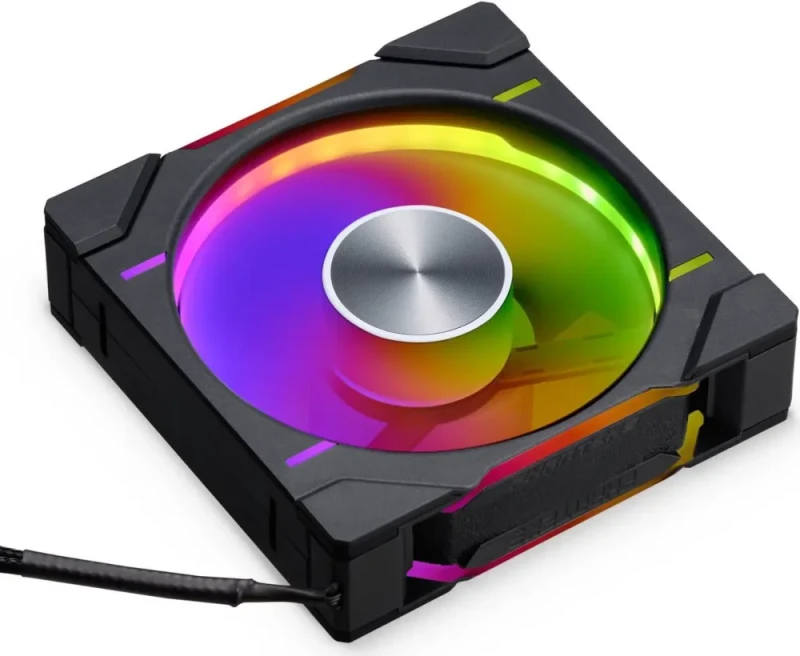 Phanteks D30-120 DRGB PWM FAN, Premium D-RGB Performance Fan, ARGB/DRGB lighting, Daisy-chain Fan Linking system, Black - Featured Image