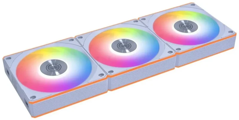 Lian Li UNI Fan CL120 ARGB 120mm PWM Fans - Triple Pack - 2.4 GHz Wireless Signal RGB & PC Case Fans Control - Daisy-Chain - Dual Light Zones - FDB - Controller Included & Required - White (12CL1W3W) - Featured Image