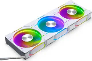 Phanteks D30-120 DRGB PWM FAN 3Pack, Premium D-RGB Performance Fans, ARGB/DRGB lighting, Daisy-chain Fan Linking system, White, 3Pack