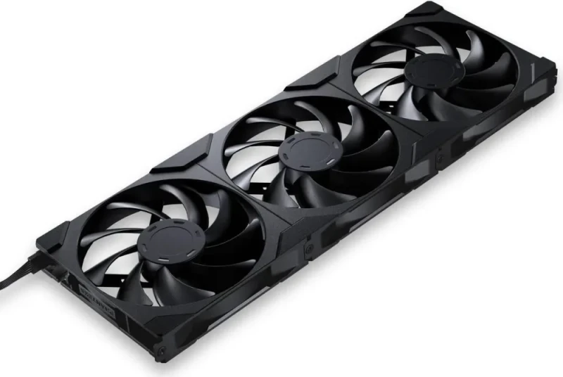 Phanteks M25-140 Gen2 Triple Pack, Daisy Chain Unified Fan frame, 3x 140mm PWM High Performance Cooling Fan, Black - Featured Image