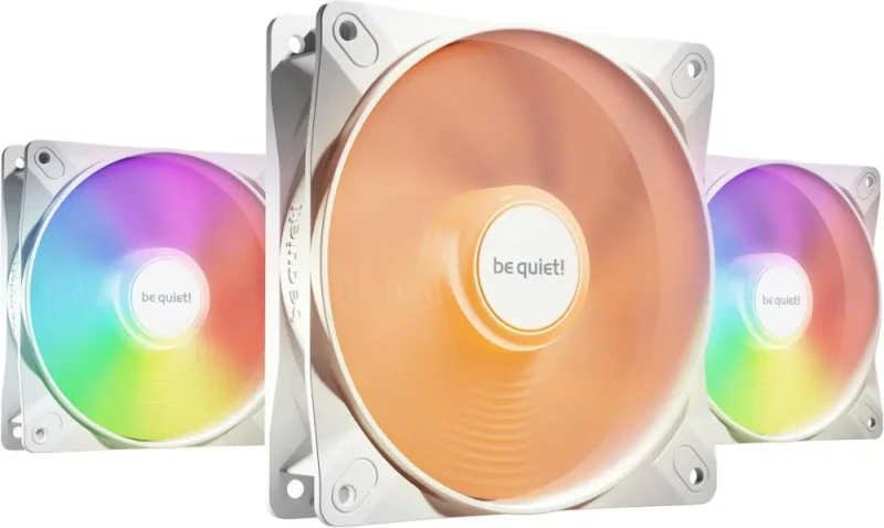 be quiet! LIGHT WINGS LX 120mm PWM BL122 120mm ARGB LED Case Fan - Triple Pack - Featured Image
