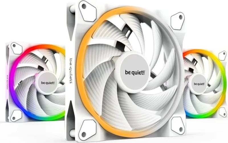 be quiet! LIGHT WINGS WHITE 140mm PWM HIGH-SPEED TRIPLE PACK - Featured Image