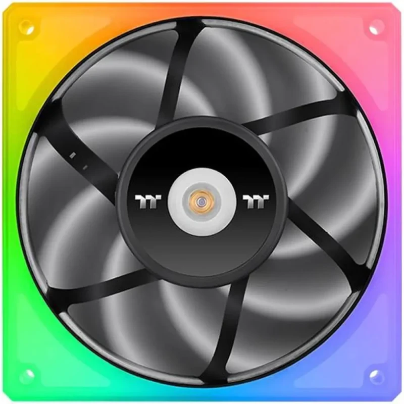 Thermaltake TOUGHFAN 14 RGB Radiator Fan 3 Pack, 16.8 million RGB lighting, Max Air Flow 107 CFM, CL-F136-PL14SW-A - Featured Image