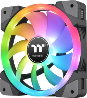 Thermaltake SWAFAN EX 14 RGB PC Cooling Fan, 500 ~ 2000 RPM, Magnetic Connection, Reversable Blades, controller included, CL-F144-PL14SW-A